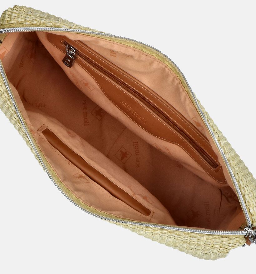 Pepe Moll Rafia Sac à bandoulière en Beige pour femmes (359011)