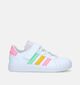 adidas Grand Court 2.0 EL K Witte Sneakers voor meisjes (341673)