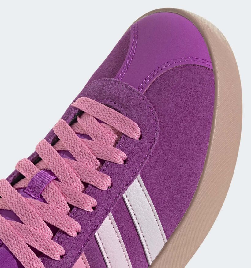 adidas VL Court 3.0 Paarse Sneakers voor dames (357140) - geschikt voor steunzolen