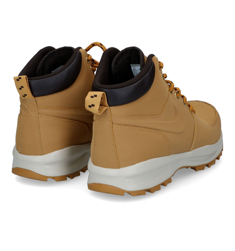 Nike Manoa Leather Baskets en camel en cuir (316485)