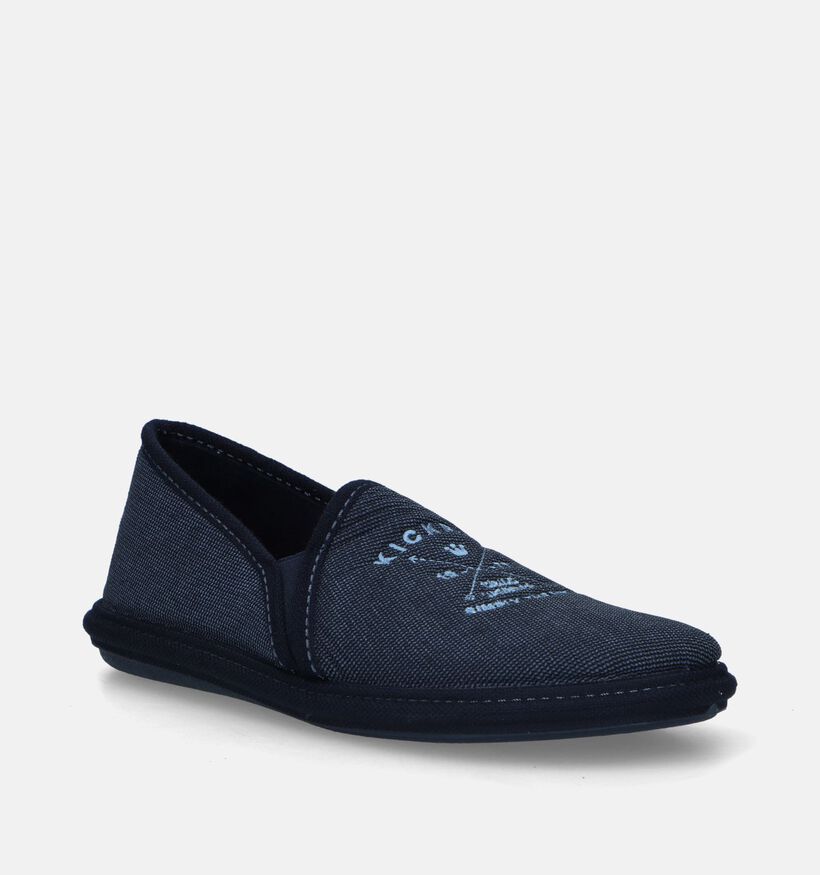 Kickers Pantoufles fermées en Bleu foncé pour hommes (292524)