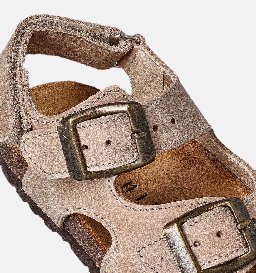 Milo & Mila Beige Sandalen voor jongens, meisjes (356285)