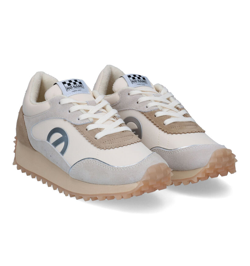 No Name Punky Jogger Baskets en Beige pour femmes (306965) - pour semelles orthopédiques