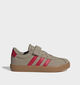 adidas VL Court 3.0 Baskets basses en Kaki pour gar&ccedil;ons (372748)