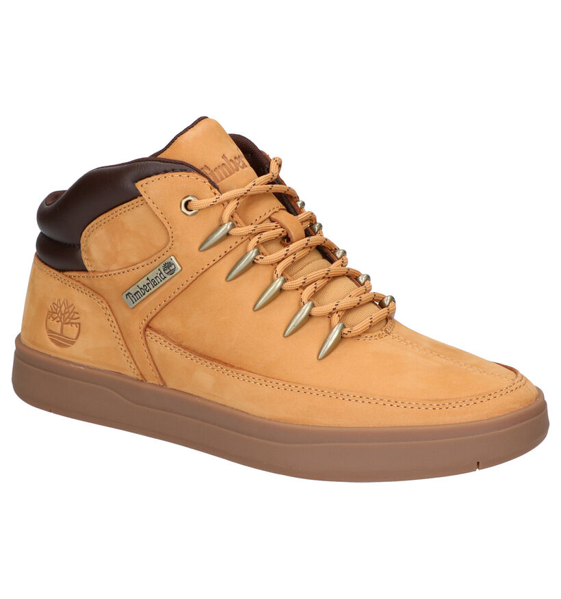 Timberland Davis Square Hiker Zwarte Bottines in kunstleer (278929)