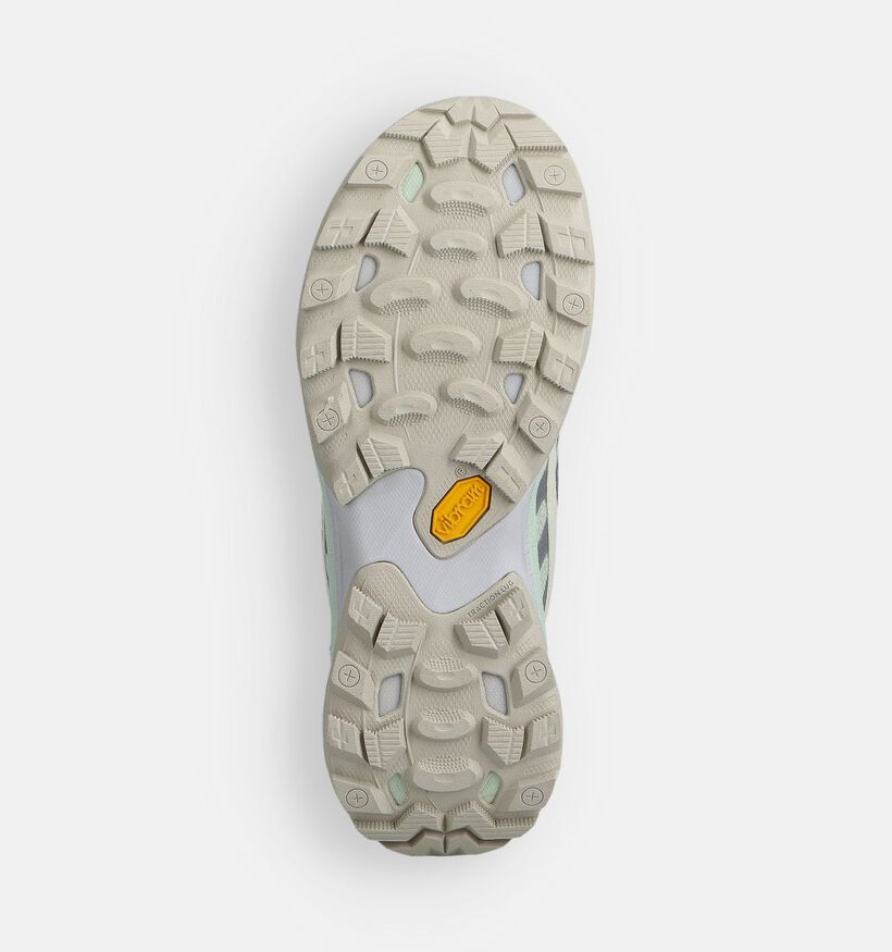 Merrell MOAB Speed 2 Groene/Beige Wandelschoenen voor dames (363642) - geschikt voor steunzolen