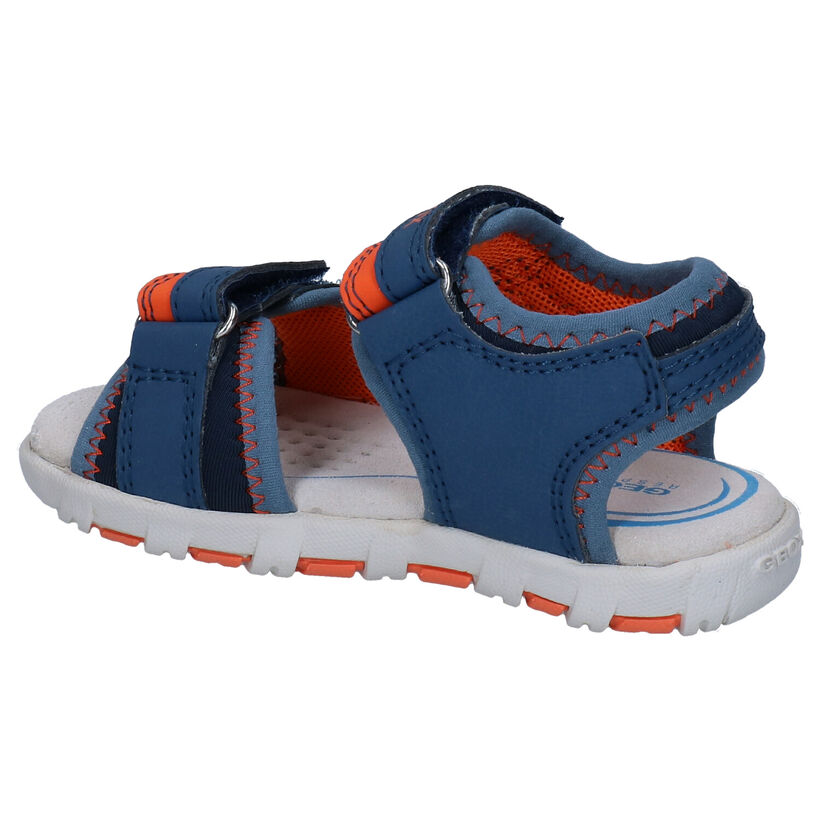 Geox Pianeta Sandales en Bleu en simili cuir (286964)