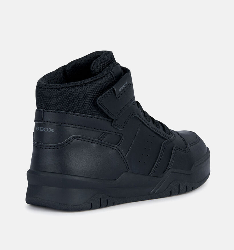 Geox Perth Chaussures hautes en Noir pour garçons (360363) - pour semelles orthopédiques