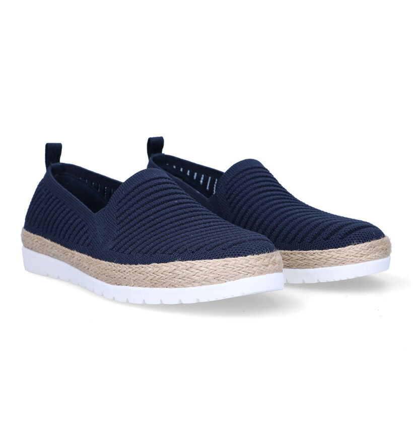 Skechers Bobs Flexpadrille Espadrilles en Bleu en textile (321396)