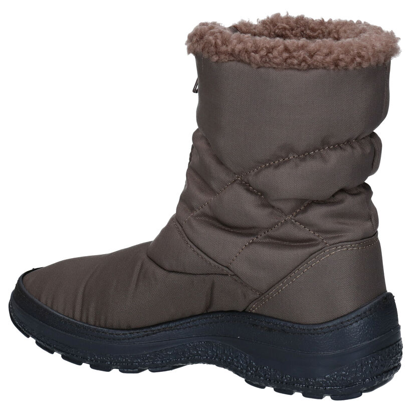Antartica Taupe Snowboots in stof (283286)