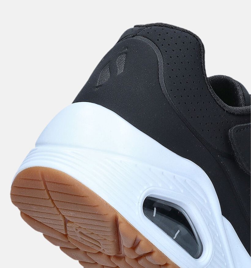 Skechers Uno Air Blitz Zwarte Sneakers voor jongens, meisjes (350333)