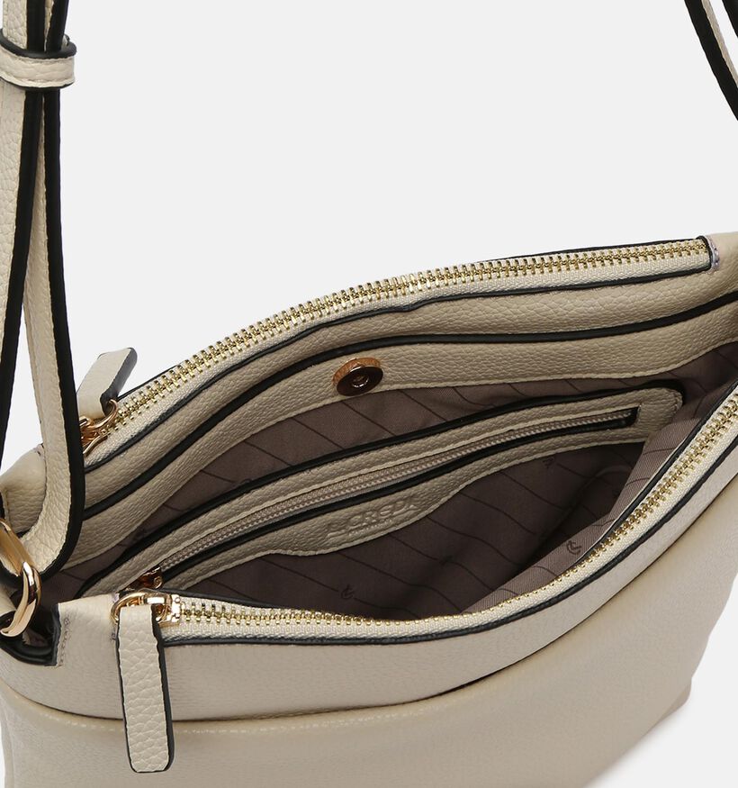 L. Credi Ella Beige Crossbody tas voor dames (356609)