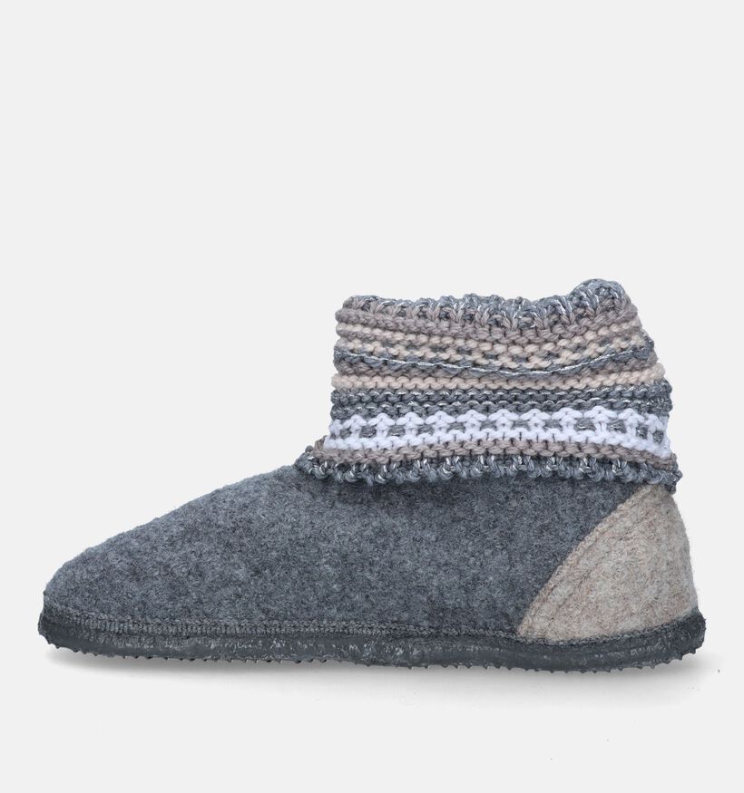 Giesswein Kiel Pantoufles hautes en Bleu pour femmes (349152)