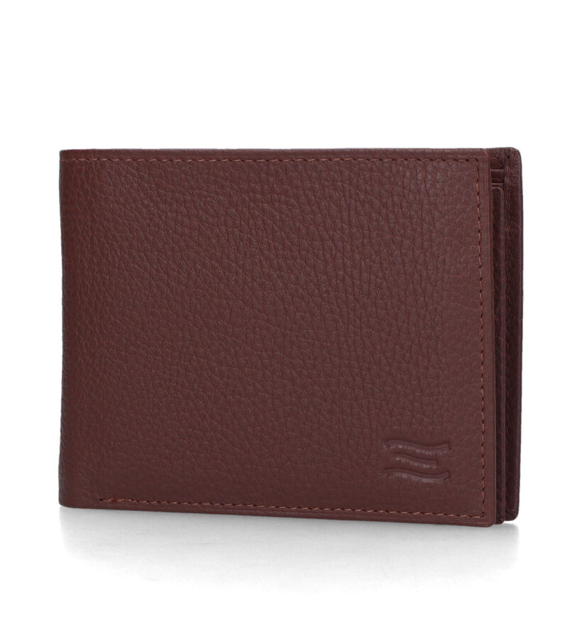 Crinkles Portefeuille en Noir en cuir (329757)