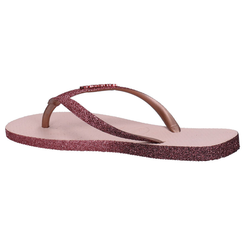 Havaianas Slim Tongs en Beige en synthétique (289779)