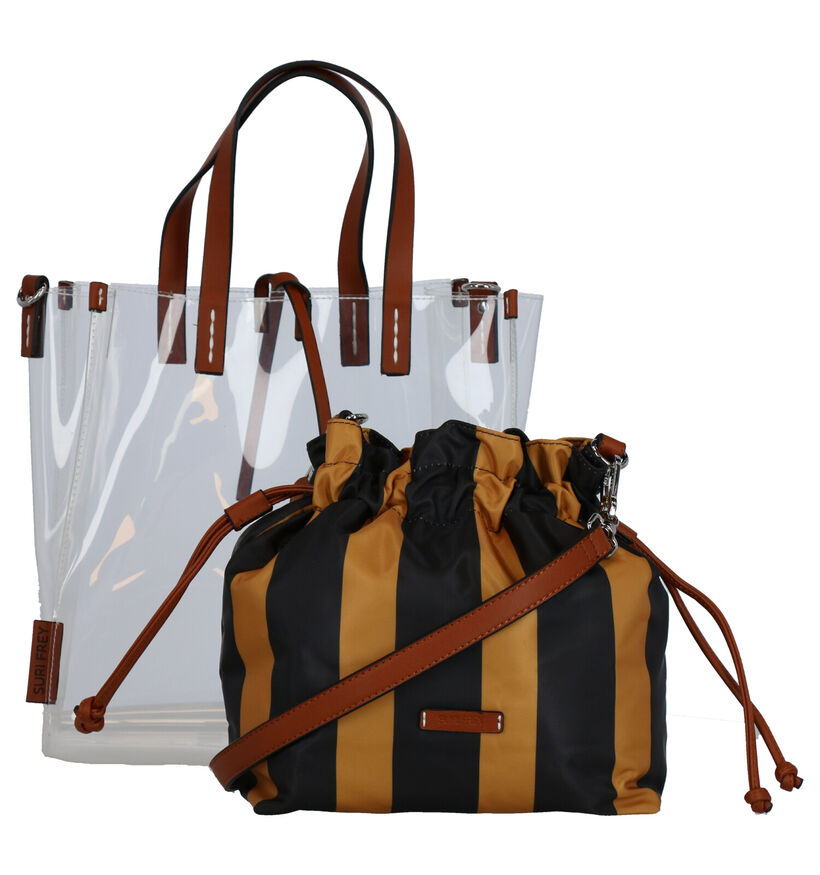 Suri Frey Zwarte Bag in Bag Shopper Tas in kunststof (270910)