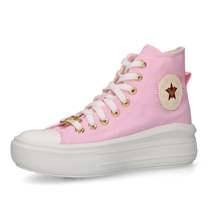 Converse CT All Star Move Baskets en Rose pour femmes (320406)