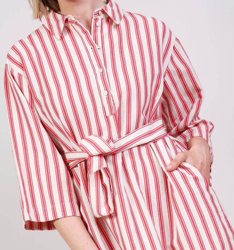 Vila Prisilla Loose Robe en Rouge pour femmes (369454)