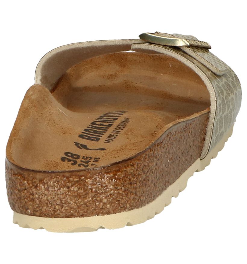 Birkenstock Madrid Birko-Flor Nu-pieds en Blanc pour femmes (338044)