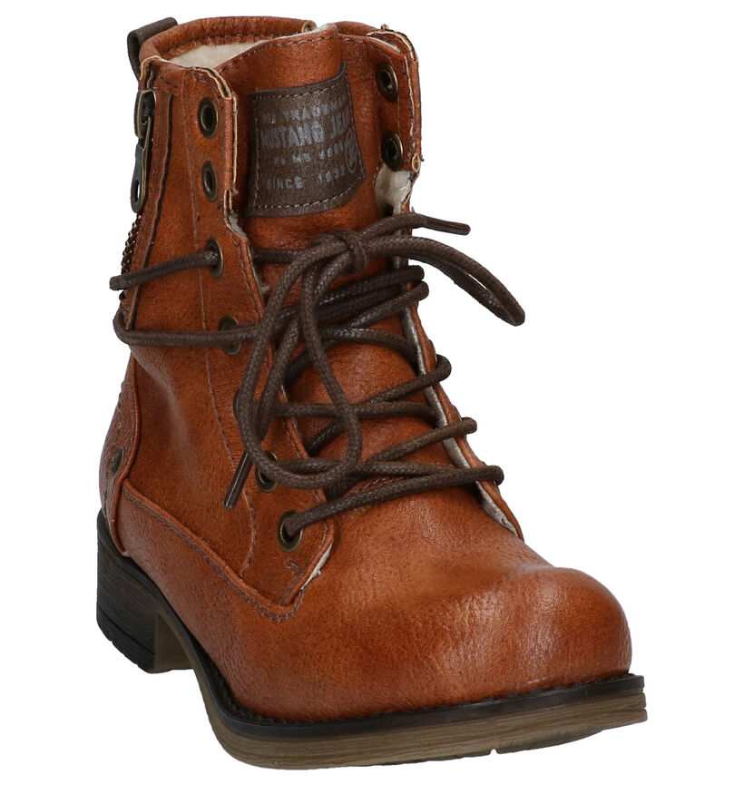 Mustang Cognac Boots voor meisjes (313981)