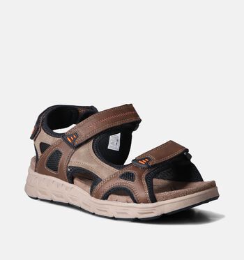 Relife Sandales Marron/Taupe/Bleu