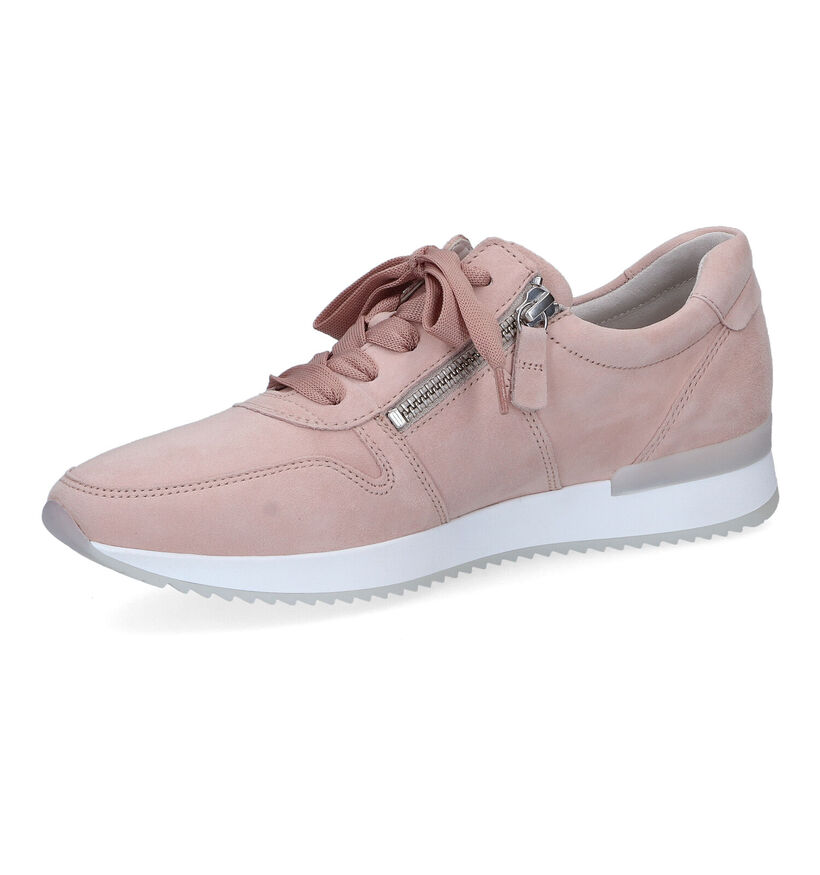 Gabor Best Fitting Chaussures à lacets en Rose pour femmes (306181) - pour semelles orthopédiques