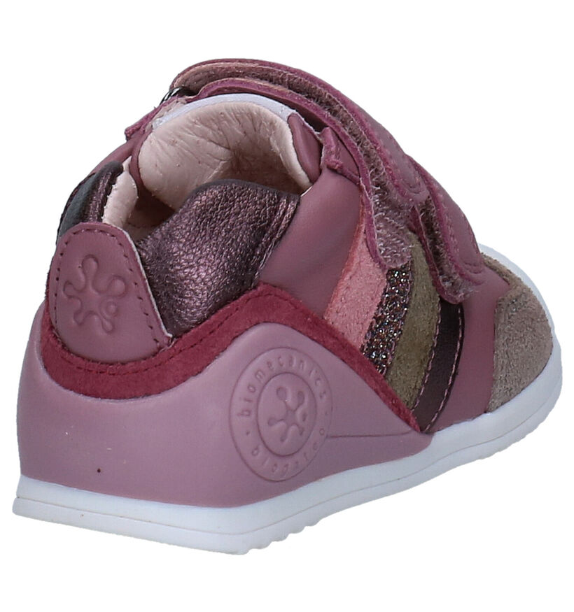 Biomecanics Roze Hoge Schoentjes in leer (282808)