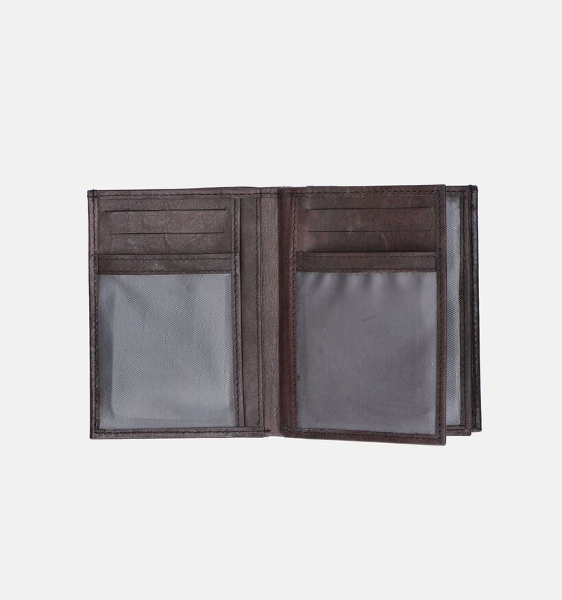 Euro-leather Bruine Portefeuille voor heren (353564)