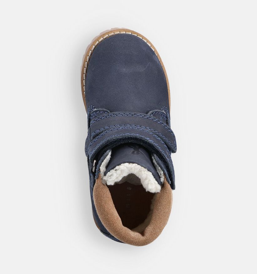 Milo & Mila Blauwe Velcroboots voor jongens, meisjes (363292)