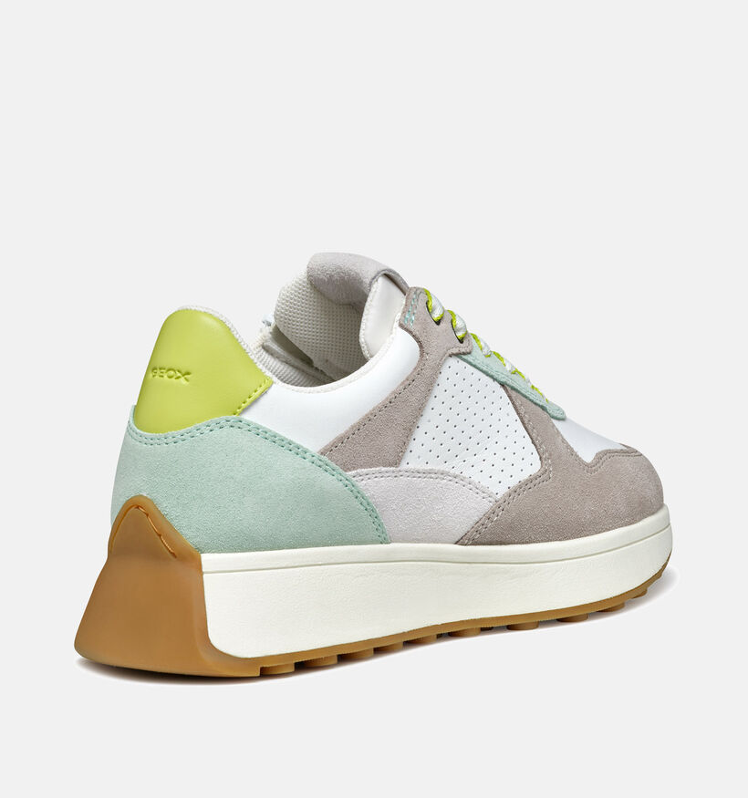 Geox Amabel A Groene Sneakers voor dames (353783) - geschikt voor steunzolen