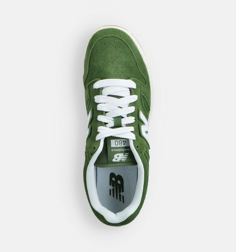 New Balance Zwarte Sneakers New Balance 480 Groene/Witte Sneakers voor heren (358595) - geschikt voor steunzolen