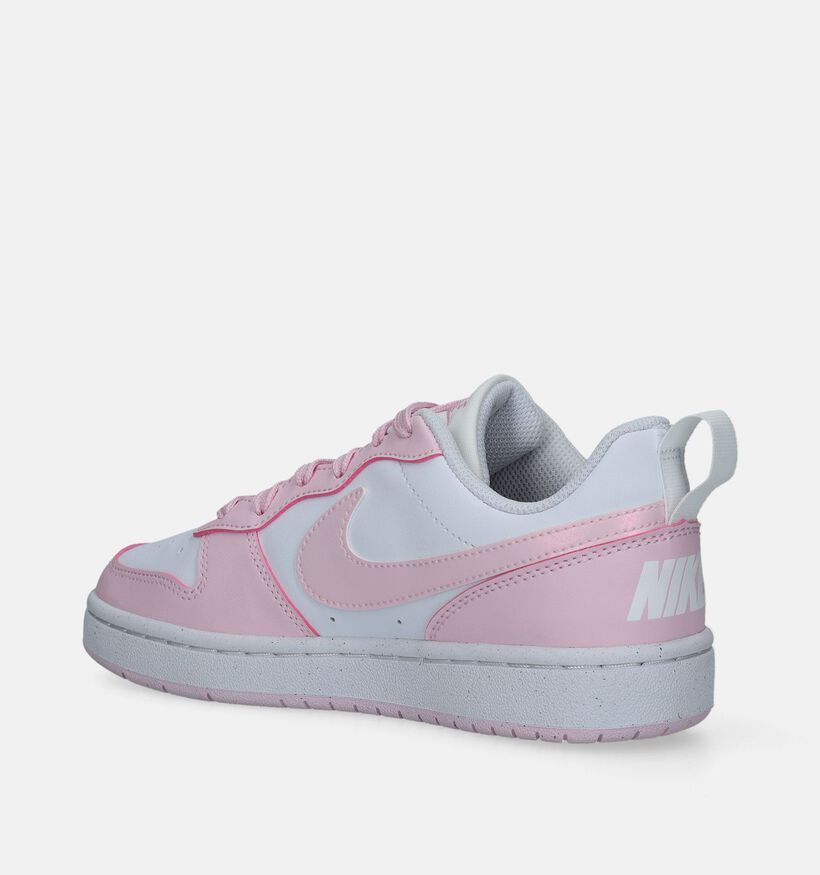 Nike Court Borough Low 2 Baskets en Blanc pour filles (341571)