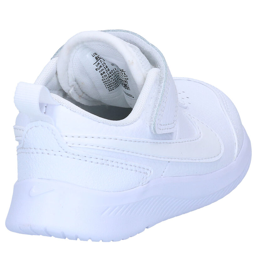 Nike Varsity Witte Sneakers in kunstleer (277503)