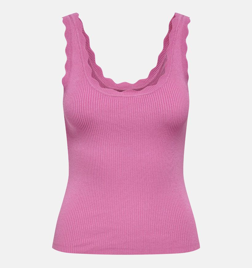 JDY Nanna Scallop Edge Roze Top voor dames (374857)