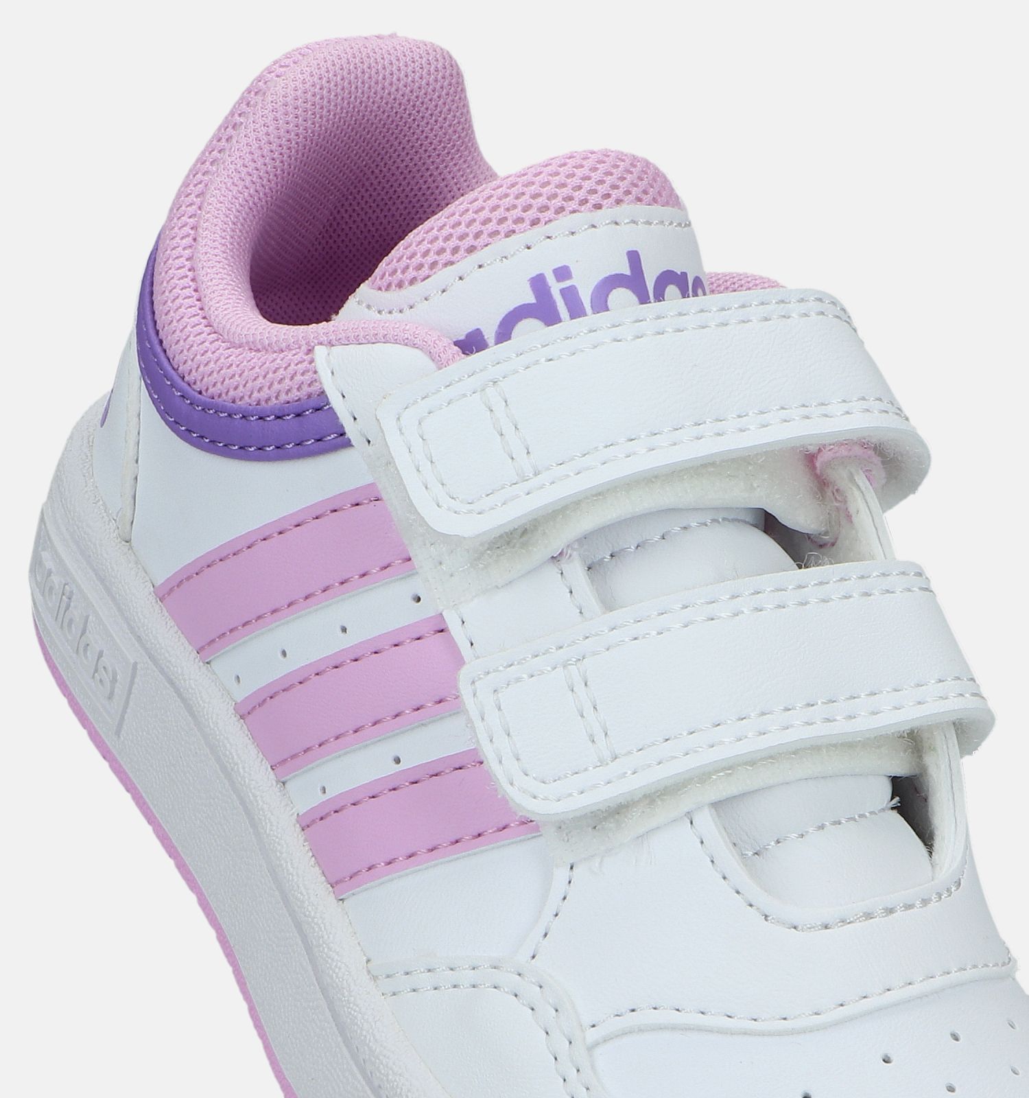 adidas Hoops 3.0 CF Witte Sneakers Meisjes Sportschoenen