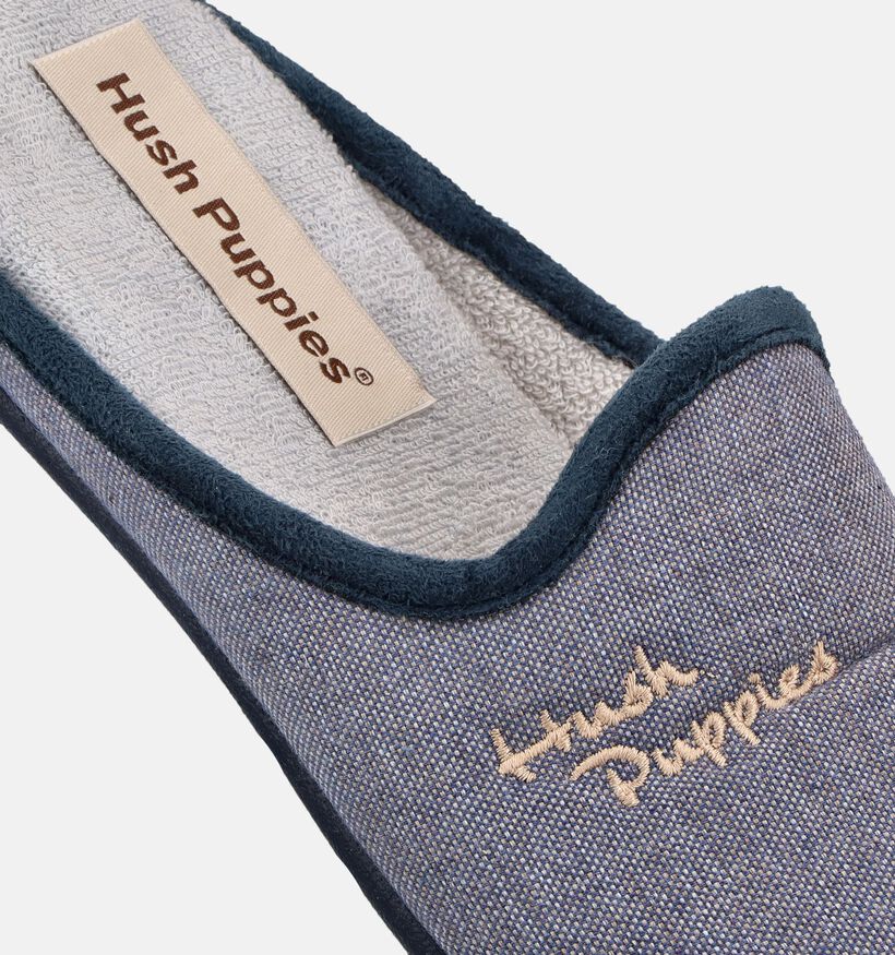 Hush Puppies Daron Pantoufles ouvertes en Bleu pour femmes (370590)