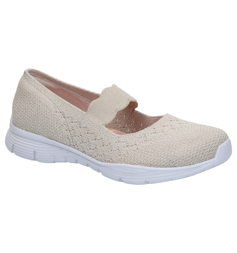 Skechers Zwarte Instappers in stof (272791)