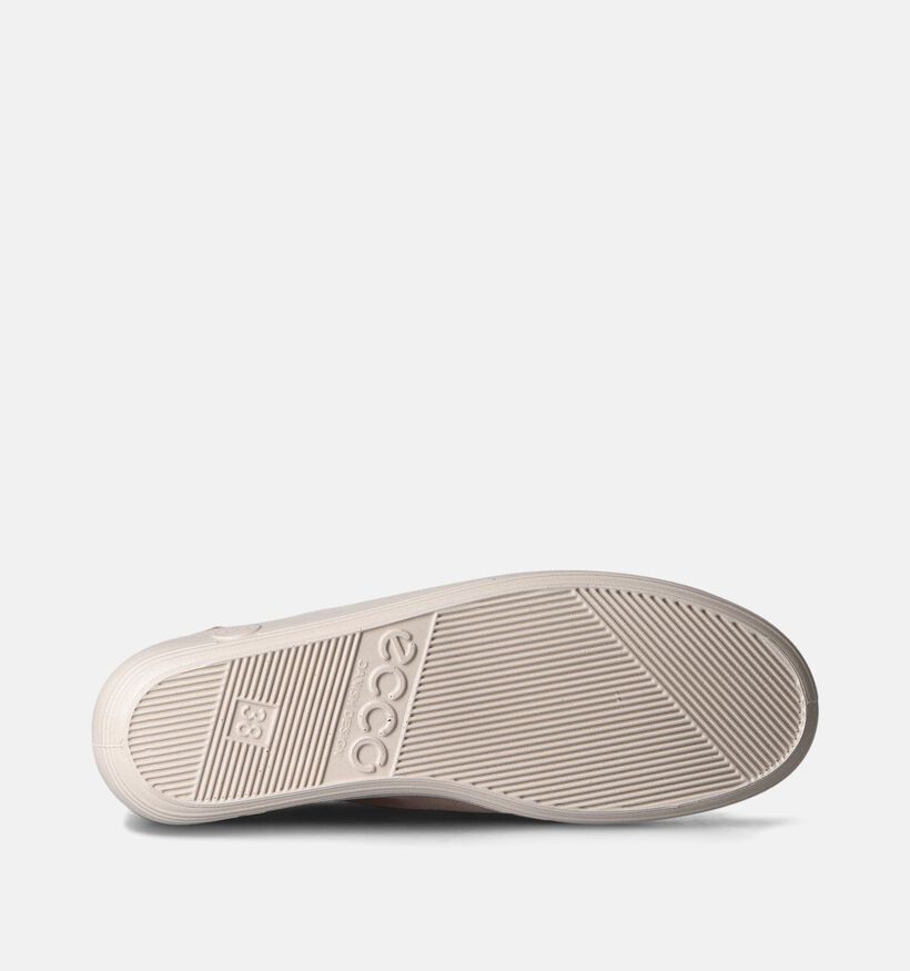 ECCO Soft 2.0 Taupe Veterschoenen voor dames (353351) - geschikt voor steunzolen