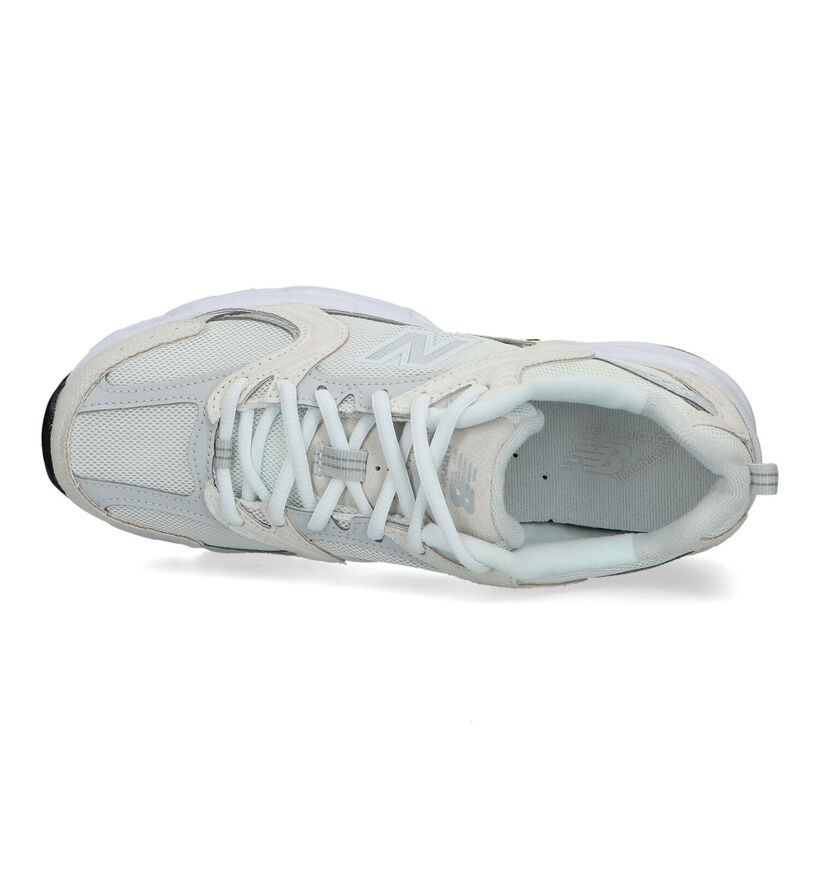 New Balance MR 530 Ecru Sneakers in daim (319284)
