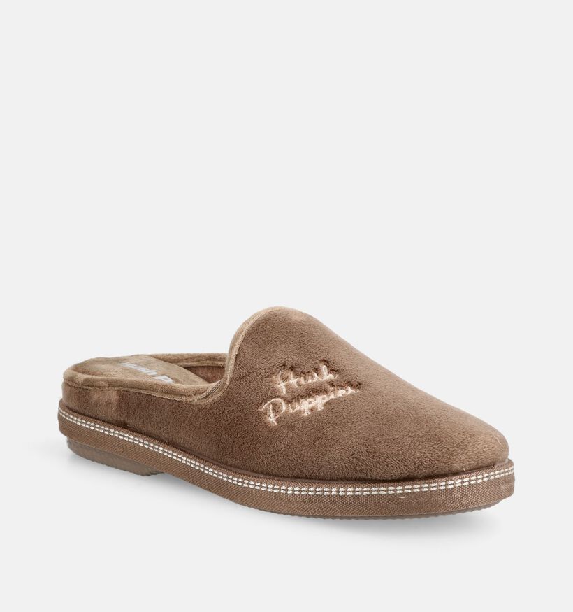 Hush Puppies Coach Pantoufles ouvertes en Brun pour femmes (377686)