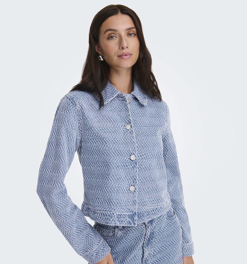 JDY Nico Rinsewash Manteau en Bleu pour femmes (367889)