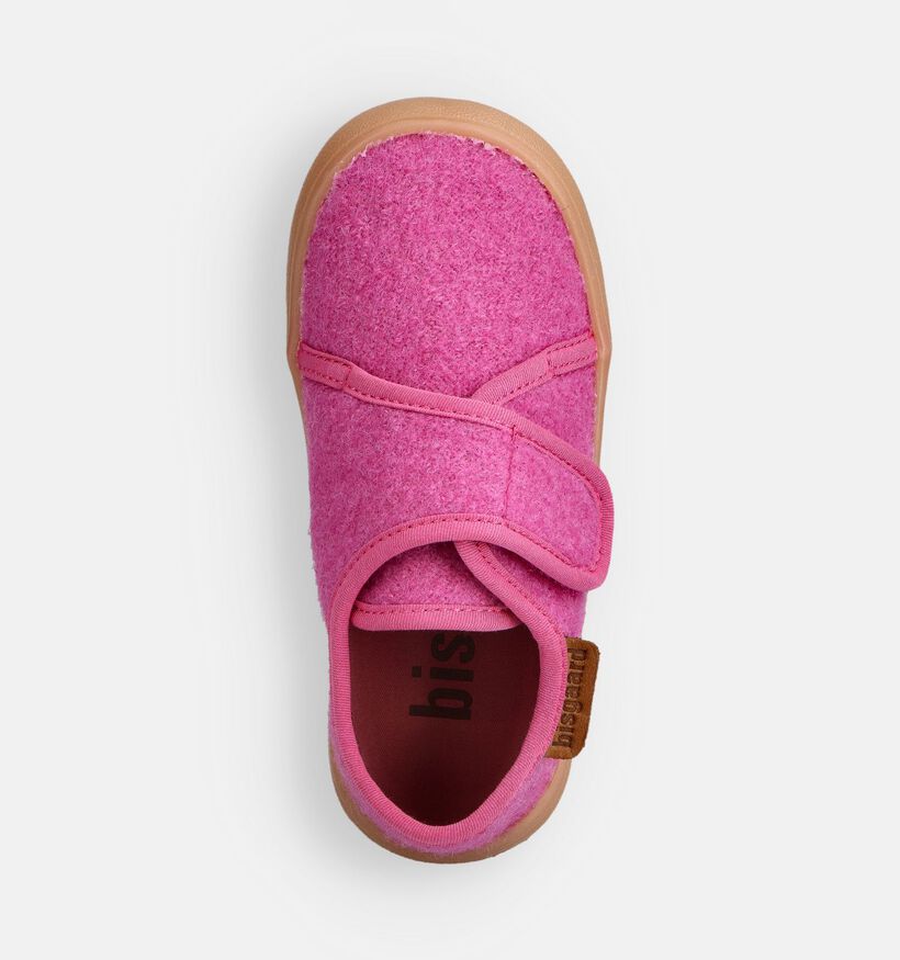 Bisgaard Deep Pink Roze Pantoffels voor meisjes (372374) - geschikt voor steunzolen