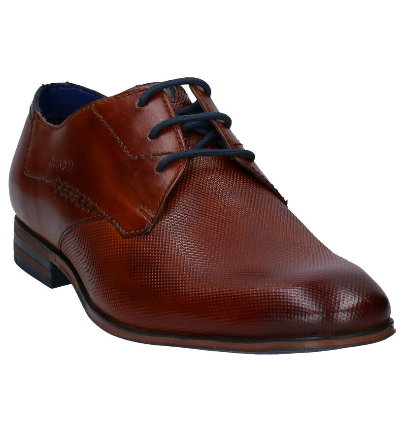 Bugatti Mattia Chaussures habill&eacute;es en Cognac en cuir (281777)
