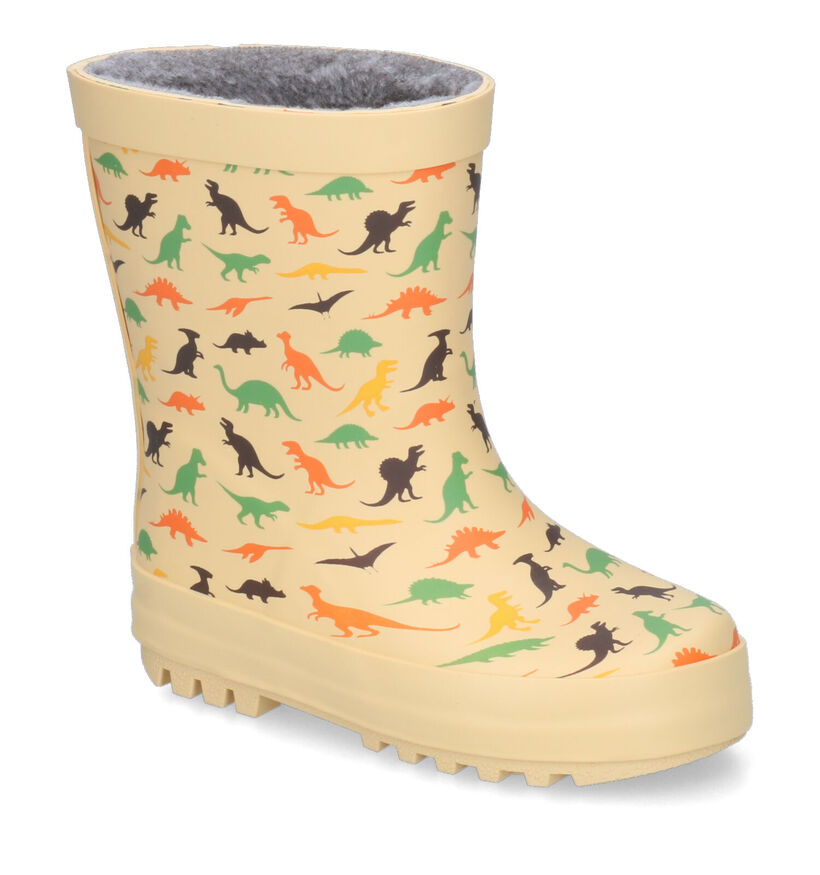 Xplor Rainboot Fur Lining Gele Regenlaarzen voor jongens (313339) - geschikt voor steunzolen