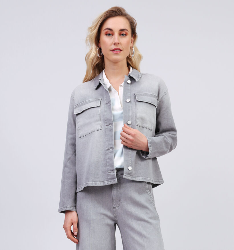 comma casual identity Veste courte en Gris pour femmes (358266)