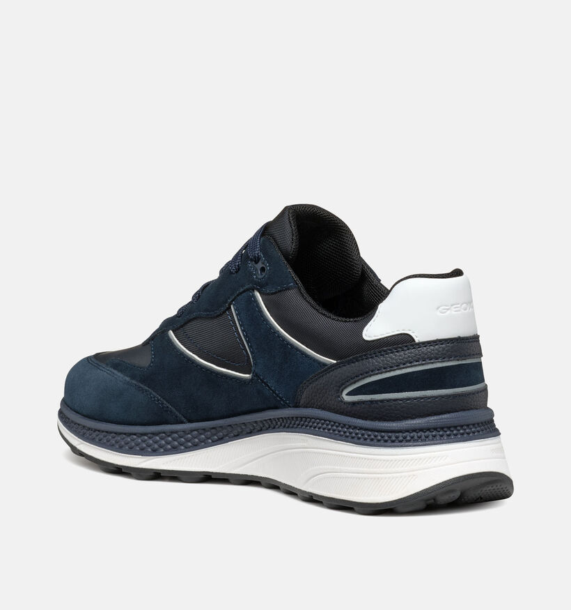 Geox Spherica Chaussures à lacets en Bleu pour hommes (344350) - pour semelles orthopédiques