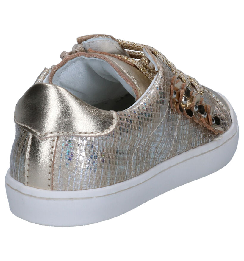 Beberlis Gouden Sneakers in leer (271457)