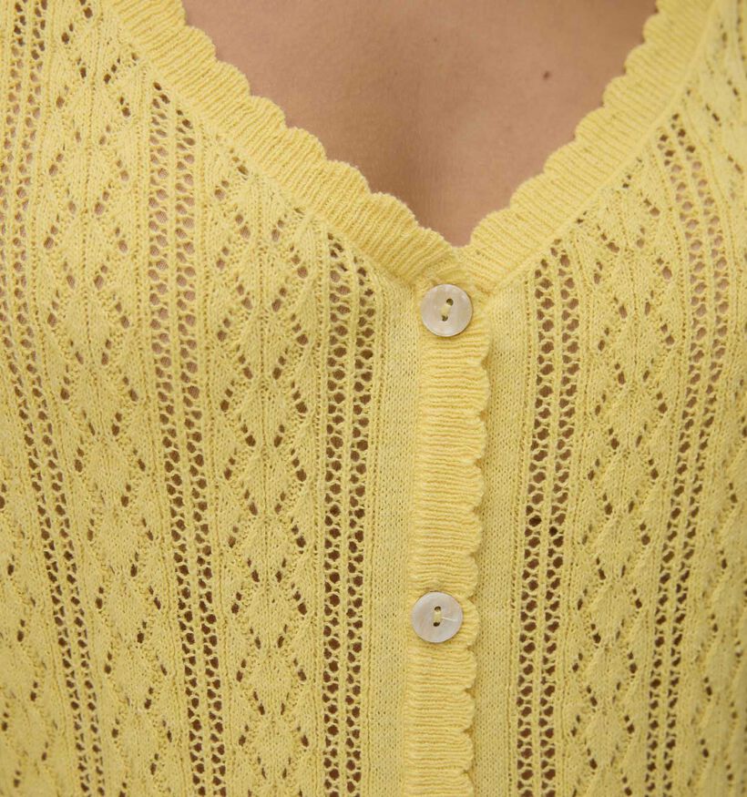 Vero Moda Lux Light D&eacute;bardeur en Jaune pour femmes (369400)