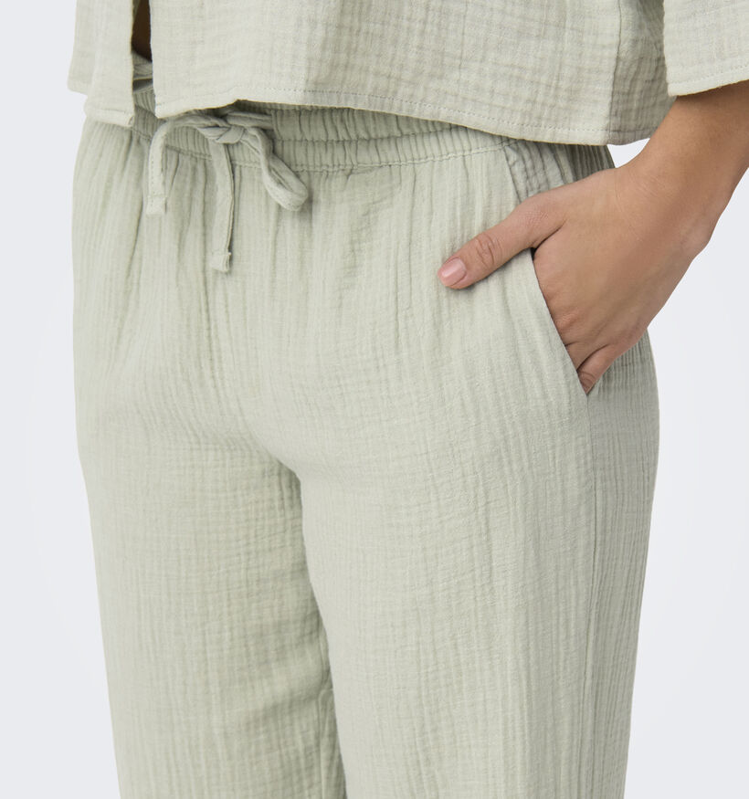JDY Theis Groene Wijde broek voor dames (353662)