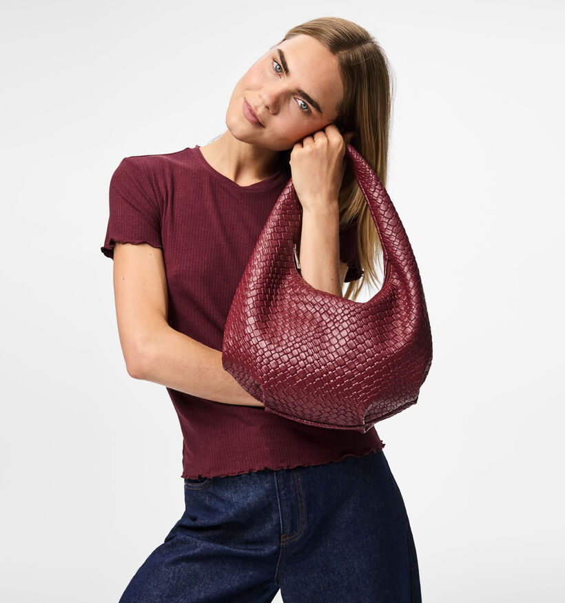 Pieces Sac à Bandoulière en Bordeaux pour femmes (371540)